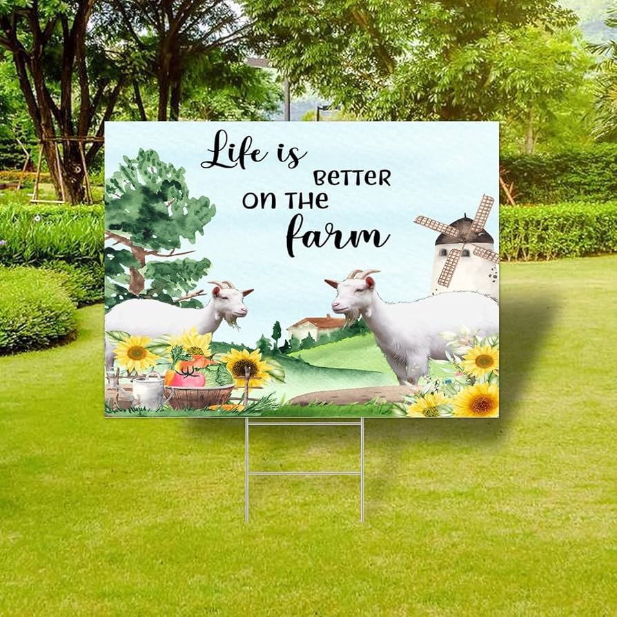 Double Sided Yard Sign 18x24