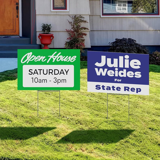 Double Sided Yard Sign 18x24