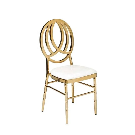 Gold Infinity Barstool Chair