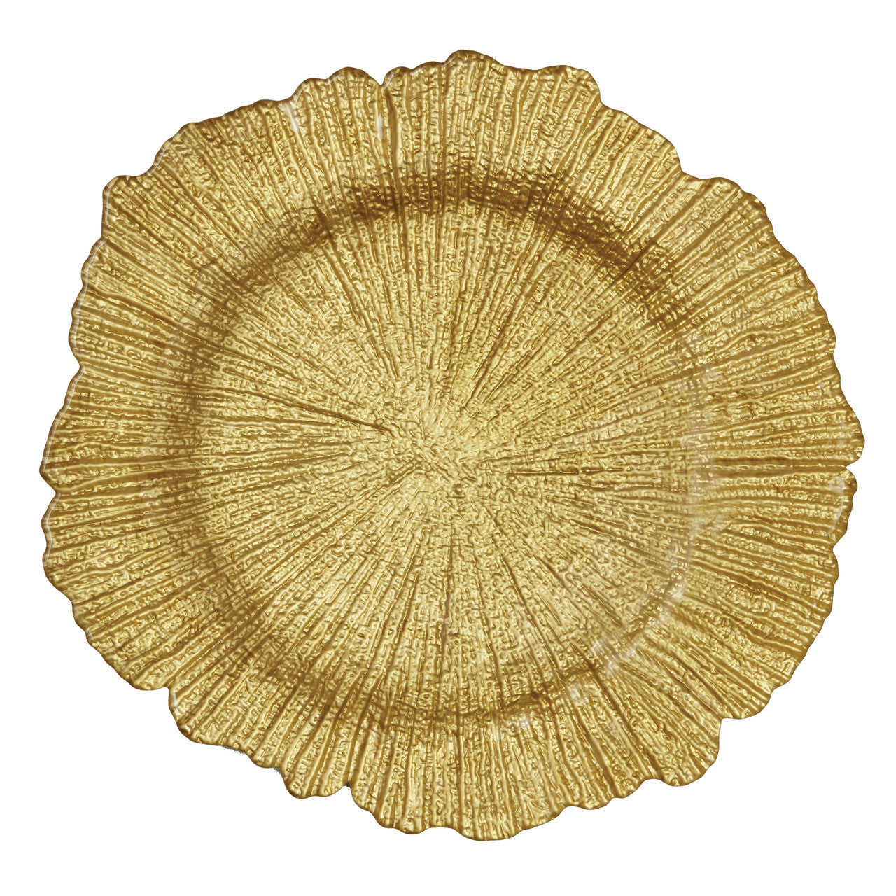 Gold Glass Charger Plate