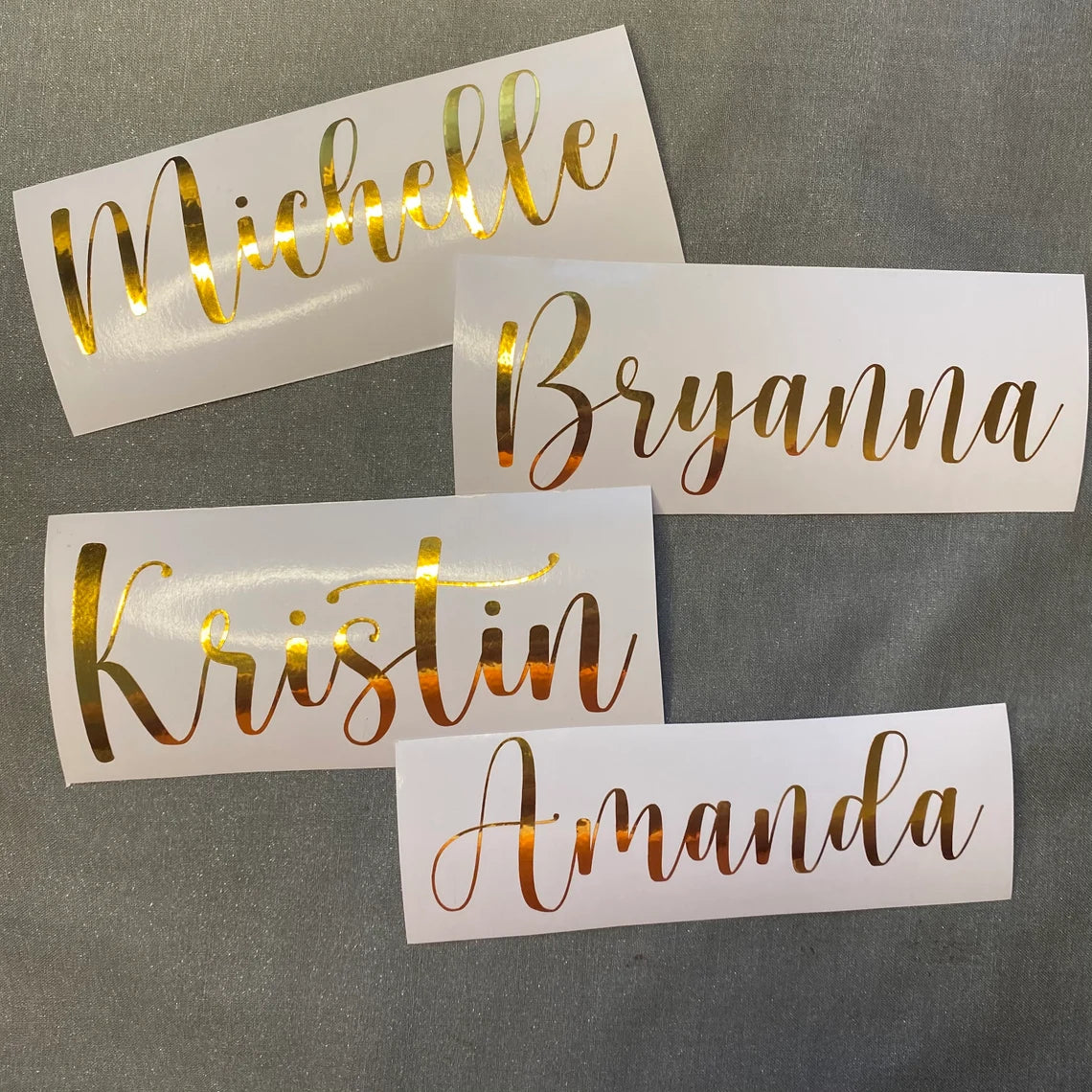 Metallic Gold Stickers