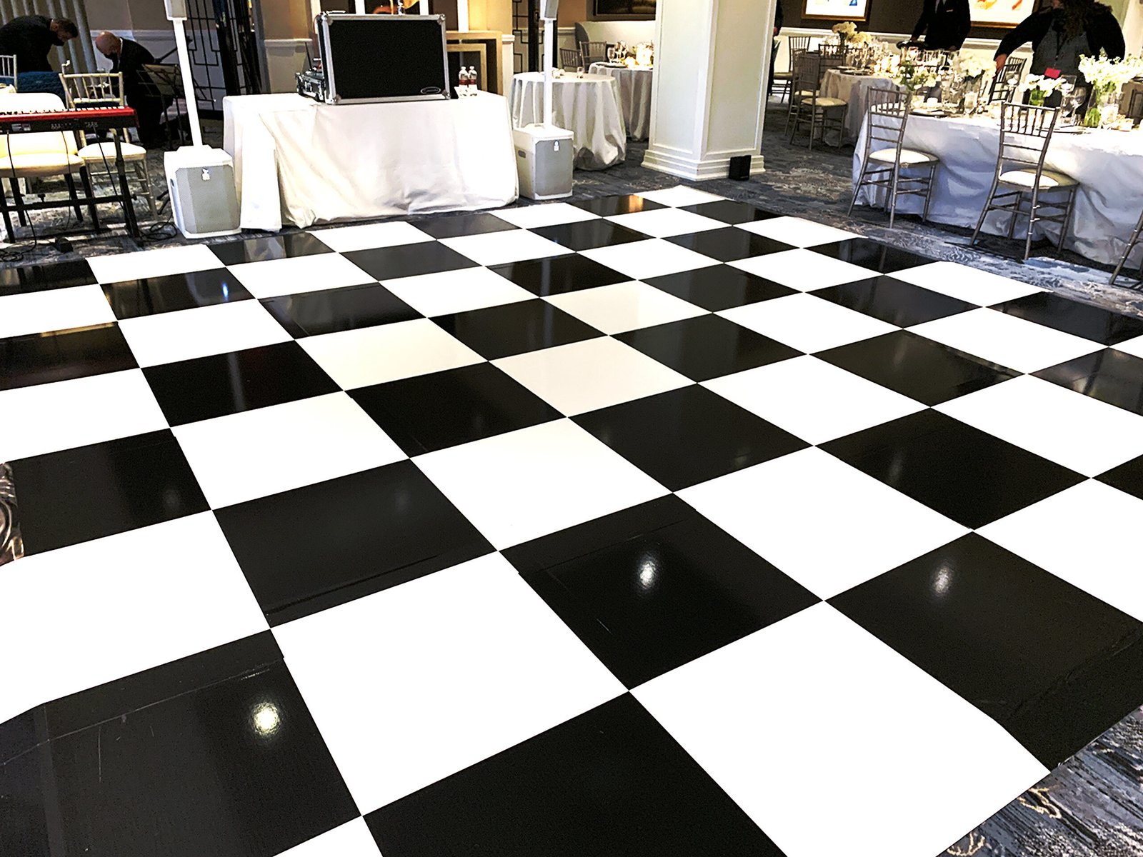 Checkered Dance Floor Wrap