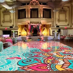 Custom Decal Dance Floor Wrap
