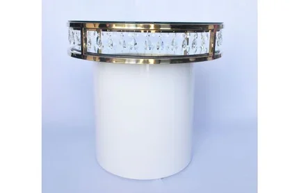 White Base Cake Table