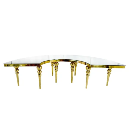 Half Moon Dining Table Rental