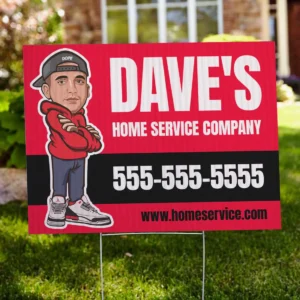 Double Sided Yard Sign 18x24