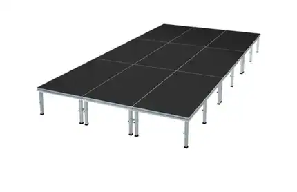 12FT by 24FT Portable Stage Rental