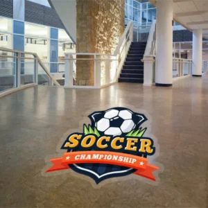 Die Cut Floor Adhesive Print