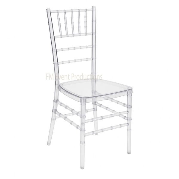 Ghost Chiavari Chair Rental