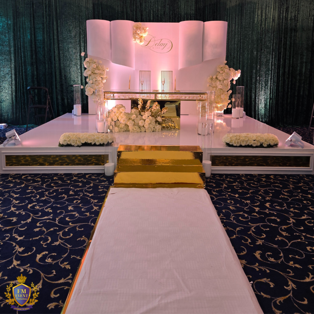 3D Ripple Arch Backdrop – Style 3