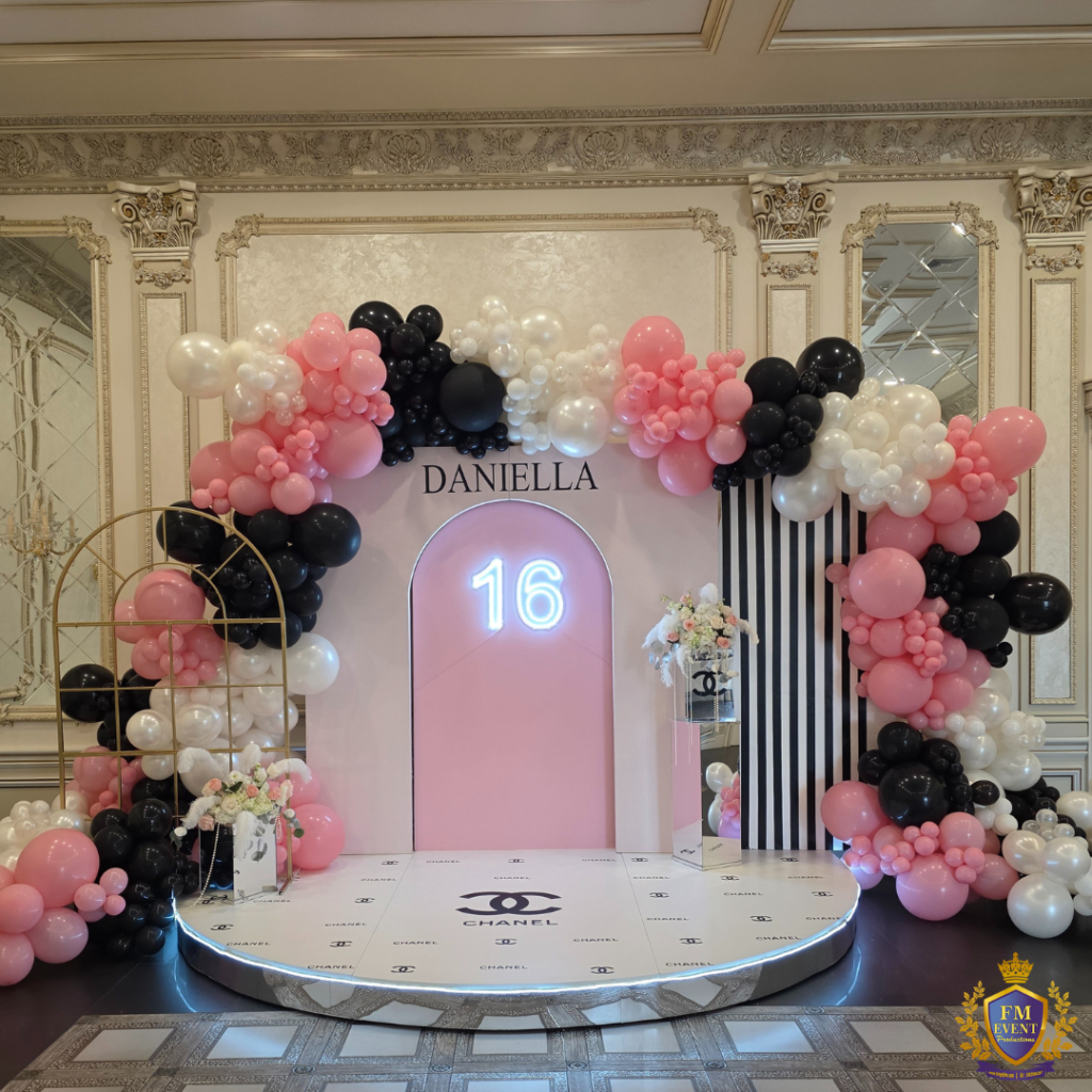 3D Ripple Arch Backdrop – Style 2