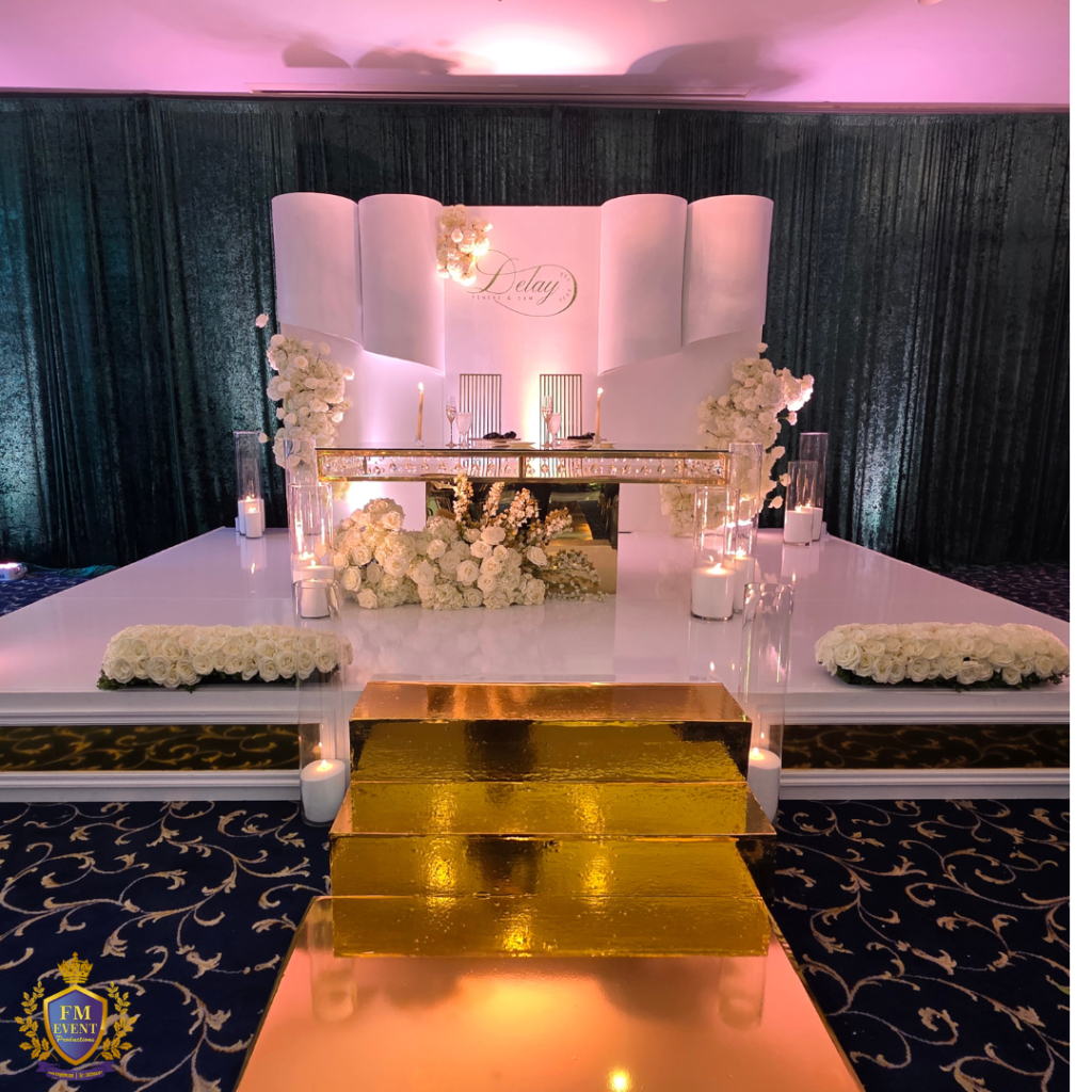 3D Ripple Arch Backdrop – Style 1